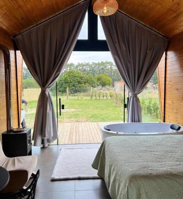 Osorio Casa | Chalé Tiny house com banheira e lareira