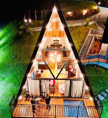 Campos do Jordao Chalet De Esquí | Chalés de Luxo Monte Lorobell A-Frame
