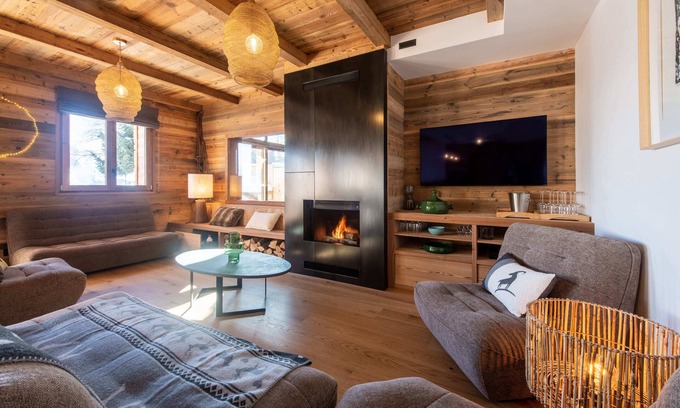 La Toussuire Chalet De Esquí | Chalets de Cœur - chalet KIERA from 100m to the slopes with swimming pool