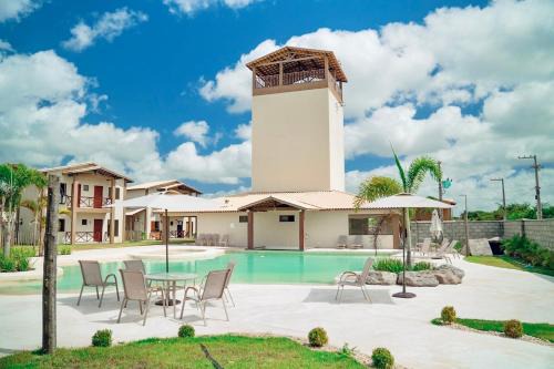 Santo Amaro do Maranhao Chalet De Esquí | Chale Luis Felipe com Piscina, Academia e Mirante