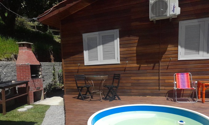 Gravatal Cabina | Chale Sol da Montanha em Termas Gravatal