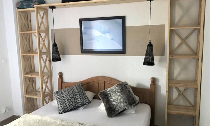 La Joue du Loup Chalet De Esquí | Chalet, 150m del centro estación, vista montaña, fitness, piscina, terraza, parking, tv
