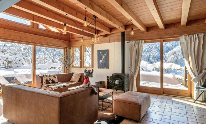 La Clusaz Chalet De Esquí | Chalet 4 Étoiles 13 Pers. à La Clusaz - Grande Terrasse, Garage, WIFI, Arrêt Skibus à Proximité - FR-1-437-81