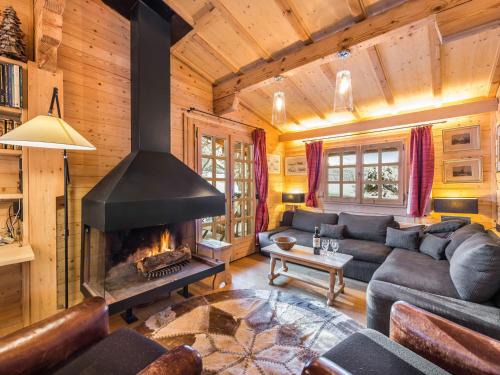 Le Planellet Chalet De Esquí | Chalet alpin 4 chambres à Megève, près des pistes, exposé plein soleil, pour 10 personnes - FR-1-453-10