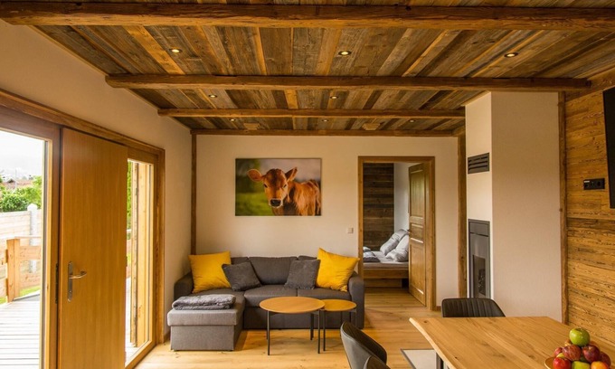 Waldmuenchen Apartamento | Chalet am Ölberg mit Badefass und Altholzsauna