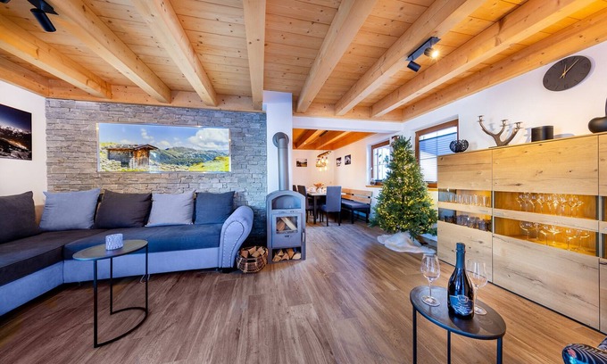 Hochkrimml Chalet De Esquí | Sala de estar en Silberleiten - En la estación de esquí Zillertal Arena a la placa de Gerlos