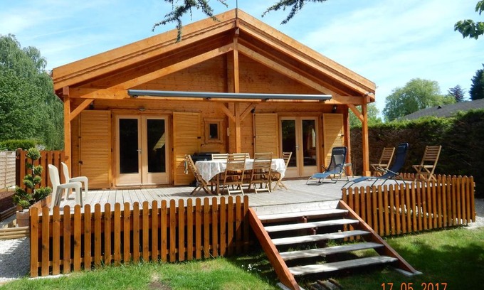 Saint-Sauveur-les-Bray Chalet De Esquí | Chalet au Domaine de la Goujonne