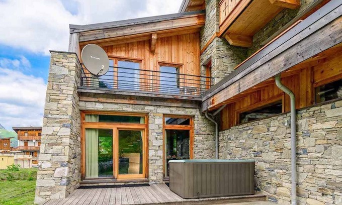 Les Boisses Chalet De Esquí | Chalet avec Cheminée! Près des Pistes