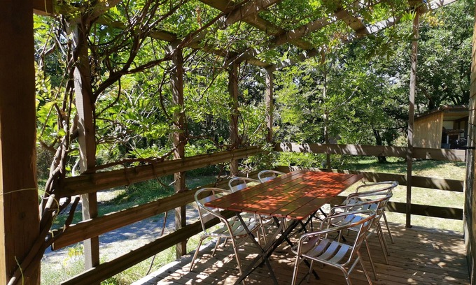 Darbres Chalet De Esquí | Chalet Bois Dans la Nature