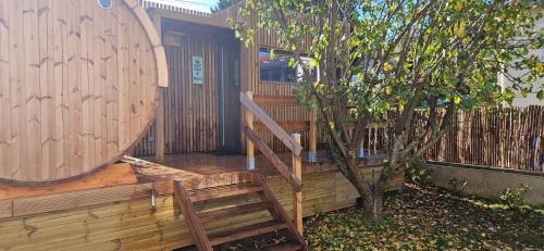 Le Puy-en-Velay Chalet De Esquí | Chalet bois pour 2 avec balnéo
