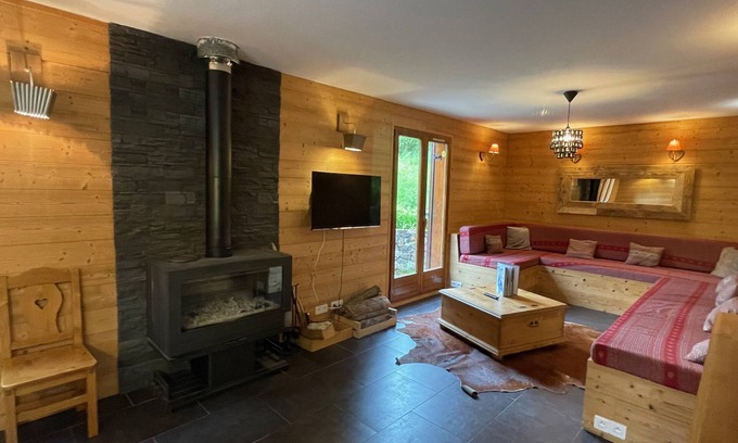 Laveissiere Chalet De Esquí | Chalet camp de base pour tribu, sportif,wifi,5 ch