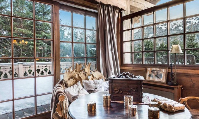 Meribel Chalet De Esquí | Chalet chaleureux avec jacuzzi, hammam et salle de jeux à Mussillon - FR-1-565-40