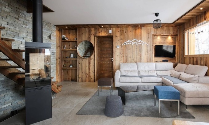 Saint-Sorlin-d'Arves Chalet De Esquí | Chalet Choseaux**** 14 people - private sauna