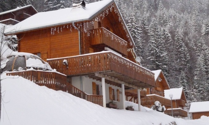Station de Drouzin le Mont Chalet De Esquí | Casa de montaña (madera / piedra) - Col du Corbier - 74430 - LE BIOT