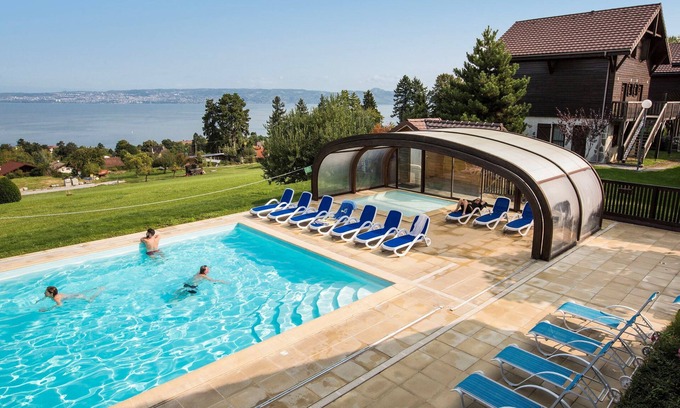 Evian-les-Bains Chalet De Esquí | Chalet acogedor | Accès Piscine couverte chauffée, Thermes d'Evian, Sauna