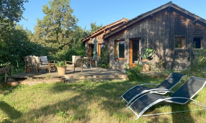 Ambax Chalet De Esquí | Chalet de Campagne au Cœur des Côteaux de Gascogne