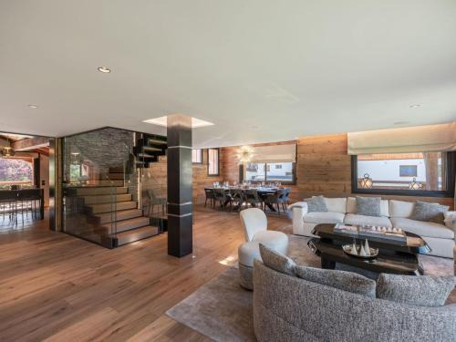 Megeve Chalet De Esquí | Chalet de Luxe avec Piscine, Sauna, Salle de Sport et Cinéma - FR-1-569-194