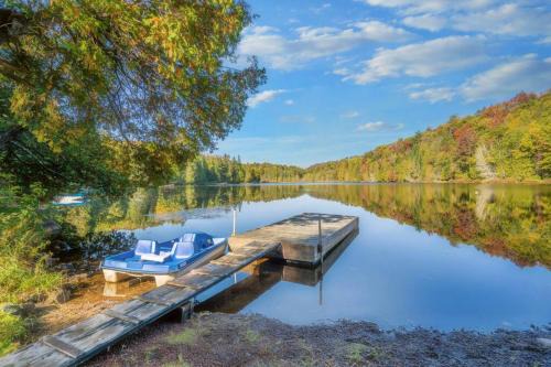 St-Adolphe-d'Howard Casa | Chalet des montagnes avec spa et lac