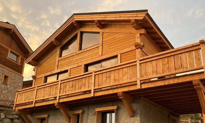 Font-Romeu-Odeillo-Via Chalet De Esquí | Chalet deS'AMY et sa terrasse pour 8/10 personnes