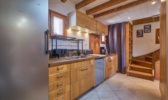 Huez-en-Oisans Chalet De Esquí | Chalet 'Des Grangettes' with Mountain View, Private Terrace and Wi-Fi