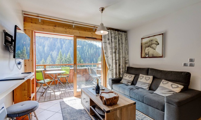 Cohennoz Apartamento | Chalet des Oursons - Dos Habitaciones Piso, Capacidad 5