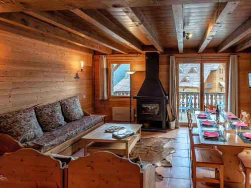 Pra Loup Chalet De Esquí | Chalet en bois avec 3 chambres à Pra Loup - FR-1-165A-47