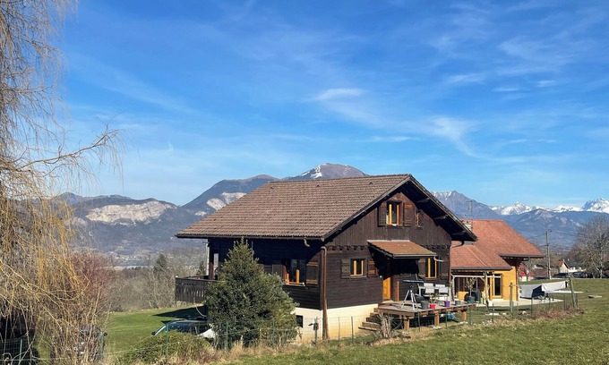 Saint-Laurent Chalet De Esquí | Chalet Entre lac et Montagne Entre Annecy et Genève