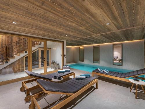 Saint-Martin-de-Belleville Chalet De Esquí | Chalet Neuf avec Piscine et Sauna à Saint-Martin-de-Belleville - FR-1-570-51