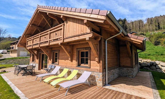 Cornimont Cabaña | Chalet en el corazón de los Vosgos con sauna, terraza y WIFI