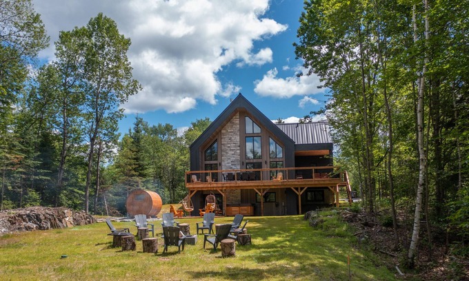 Mansonville Cabina | Chalet L'expérience Thermale de la Rivière
