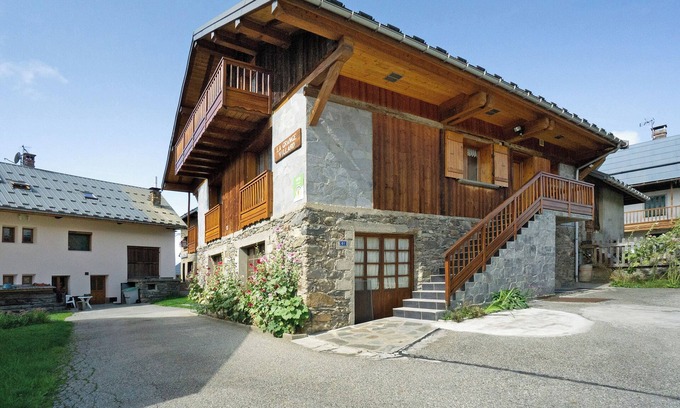 Albiez-le-Vieux Casa | Chalet 'La Grange Villard' con vistas a la montaña, balcón y Wi-Fi