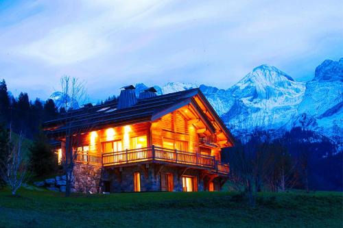 Le Grand-Bornand Chalet De Esquí | Chalet La Vigogne et Spa