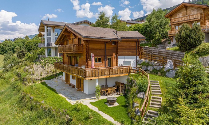 Saint-Pierre-de-Clages Chalet De Esquí | Chalet Le Papillon, sauna, 4 Vallées