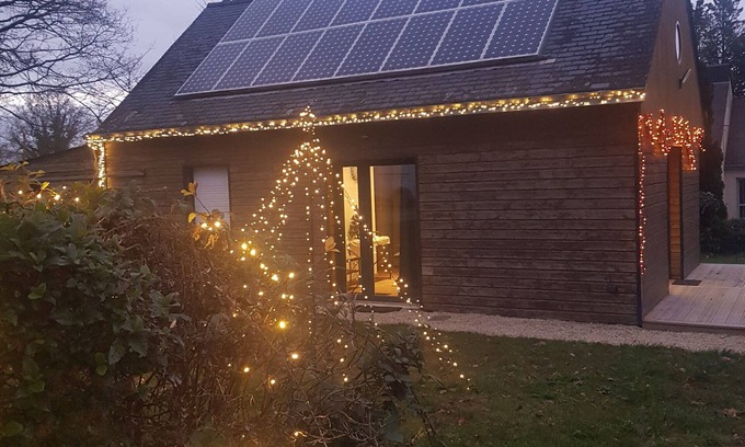 Thehillac Chalet De Esquí | Chalet 'Le Ty Gîte - Sud Morbihan' con terraza privada, Wi-Fi y aire acondicionado