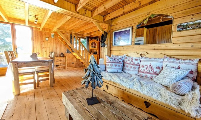 Pugny-Chatenod Chalet De Esquí | Chalet Les étoiles vue Mont Blanc