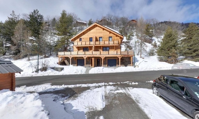 Pra Loup Chalet De Esquí | Amplio apartamento para 6 personas en 3 plantas en chalet de lujo independiente - Pra Loup
