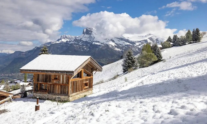 Combloux Chalet De Esquí | Chalet 'Mazot De Warens' con terraza y jardín privados