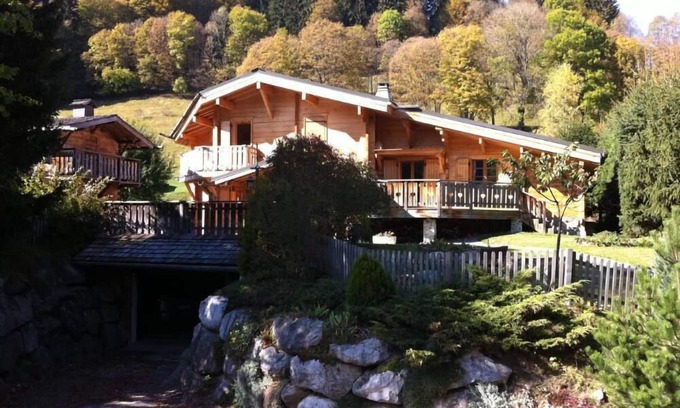 Demi-Quartier Chalet De Esquí | Casa de montaña (madera / piedra) - Megeve demi quartier