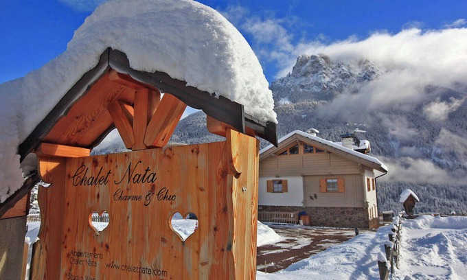 Vigo di Fassa Apartamento | Chalet Nata: your panoramic retreat in the Dolomites of Val di Fassa