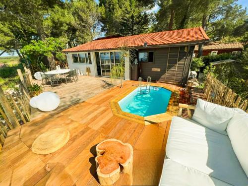 Le Castellet Otro | Chalet, Oasis et vue mer,proxi circuit Paul Ricard