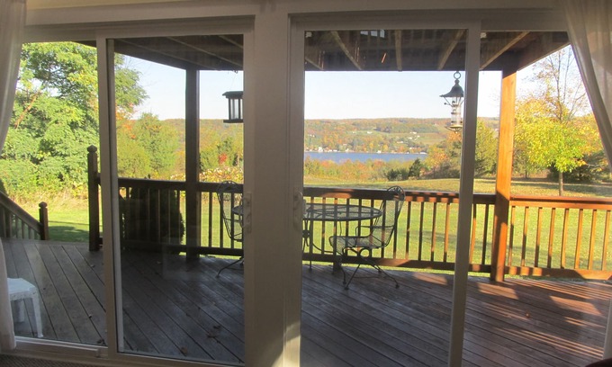 Town of Jerusalem Chalet De Esquí | Chalet con vista al lago Keuka en el corazón de Wine Country