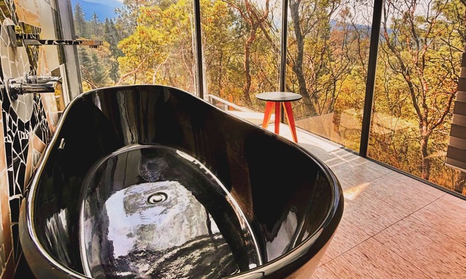 Ocoyoacac Chalet De Esquí | CHALET PANORÁMICO EN EL BOSQUE CON TINA DE BAÑO