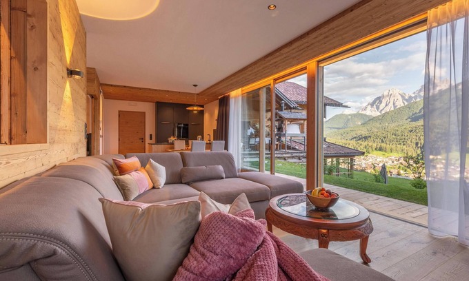 Valle San Silvestro Chalet De Esquí | Chalet Panorama Himmelreichhof con vistas a la montaña, piscina compartida y Wi-Fi