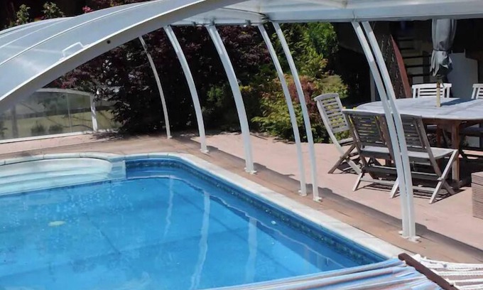 Morillon Chalet De Esquí | Chalet Paula with heated pool , in summer and Hot Tub, in winter