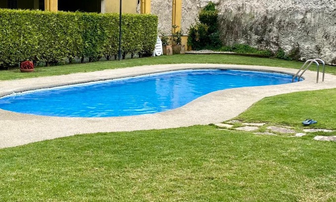 Portosin Casa | Chalet Portosin con piscina al lado de la playa