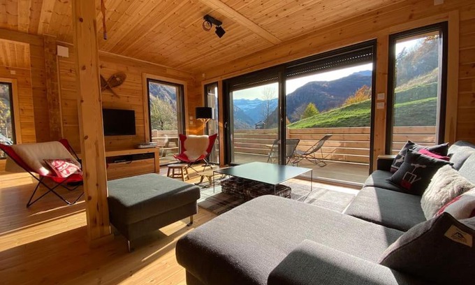 Gedre Chalet De Esquí | Chalet Pyrénées Gavarnie Gedre, 2 Familles , Spa