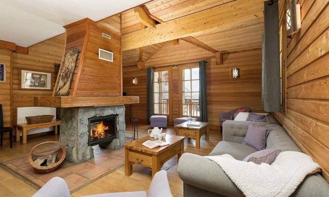 Bergers Chalet De Esquí | Chalet, terraza, chimenea o estufa a leña, parking, tv, 120-135m², Alpe d'Huez