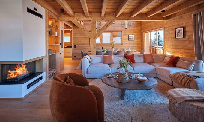 Crest-Voland Chalet De Esquí | Chalet Touva - wellness and luxury stay in the Alps for 13 - OVO Network