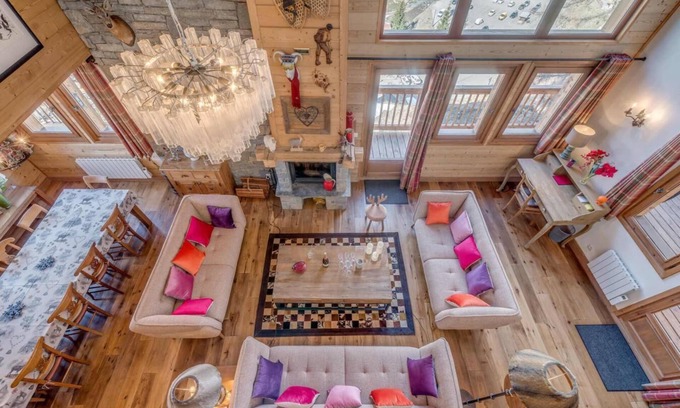 Les Brevieres Chalet De Esquí | Chalet, vista pistas, fitness, sauna, terraza, balcón, chimenea o estufa a leña, tv
