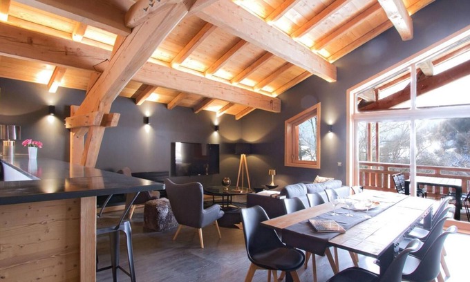 Huez-en-Oisans Chalet De Esquí | Chalet, wifi, sauna, terraza, balcón, parking, tv, local para esquís, 160m², Alpe d'Huez